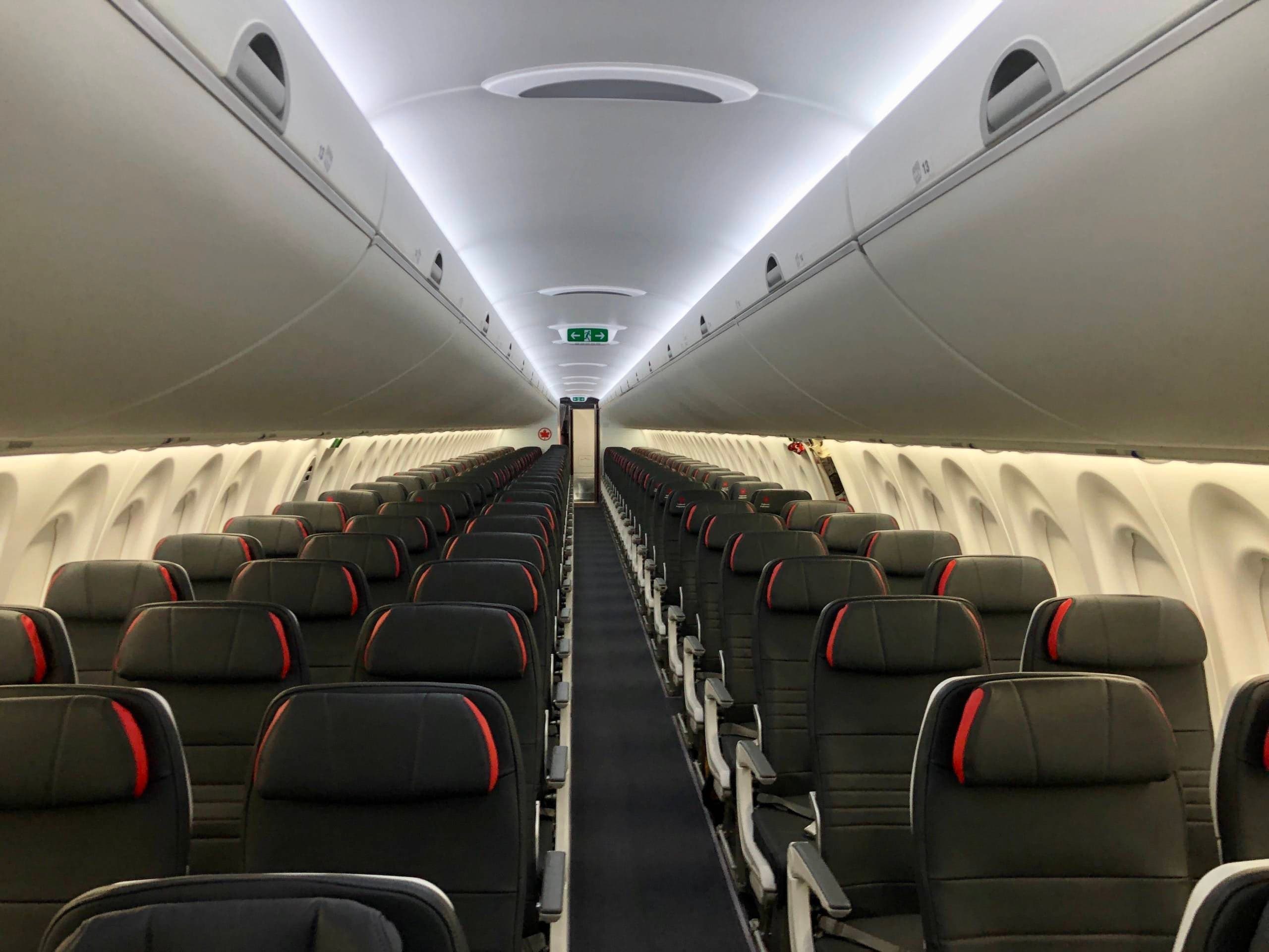 Air Canada Airbus A220-300 Air Canada Economy cabin photo