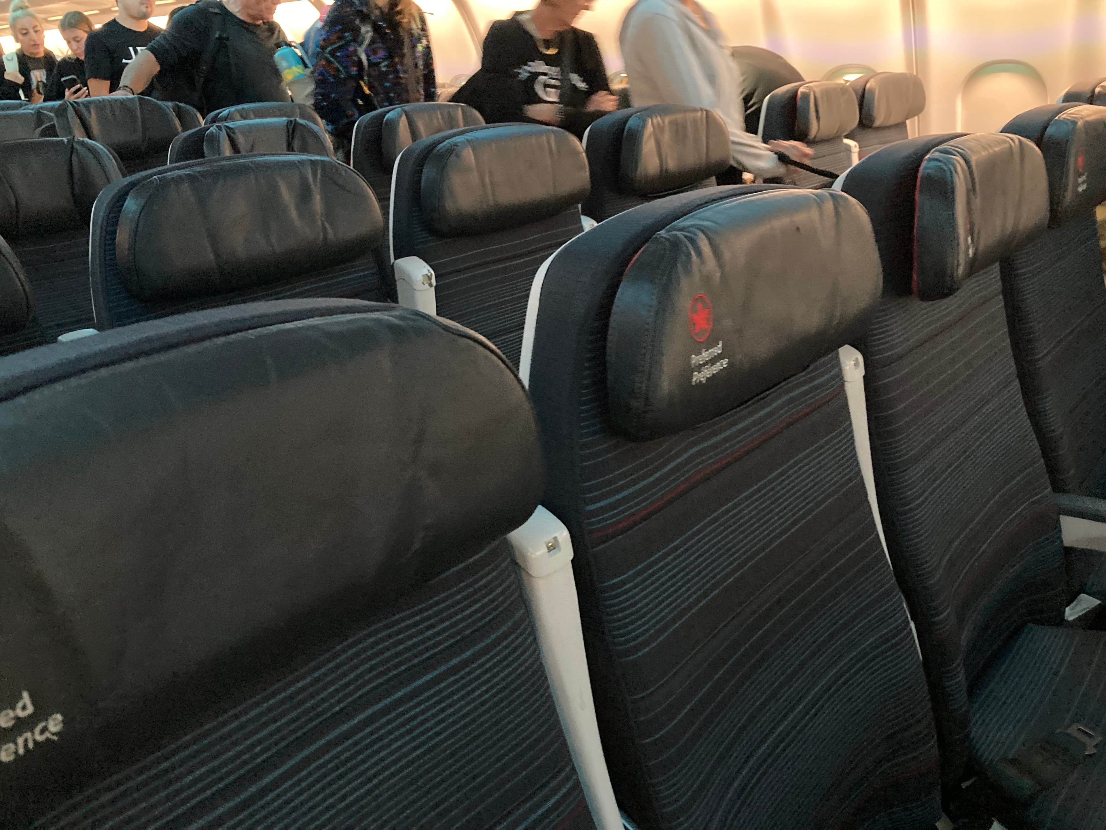 Air Canada Airbus A330-300 Preferred Seats cabin photo