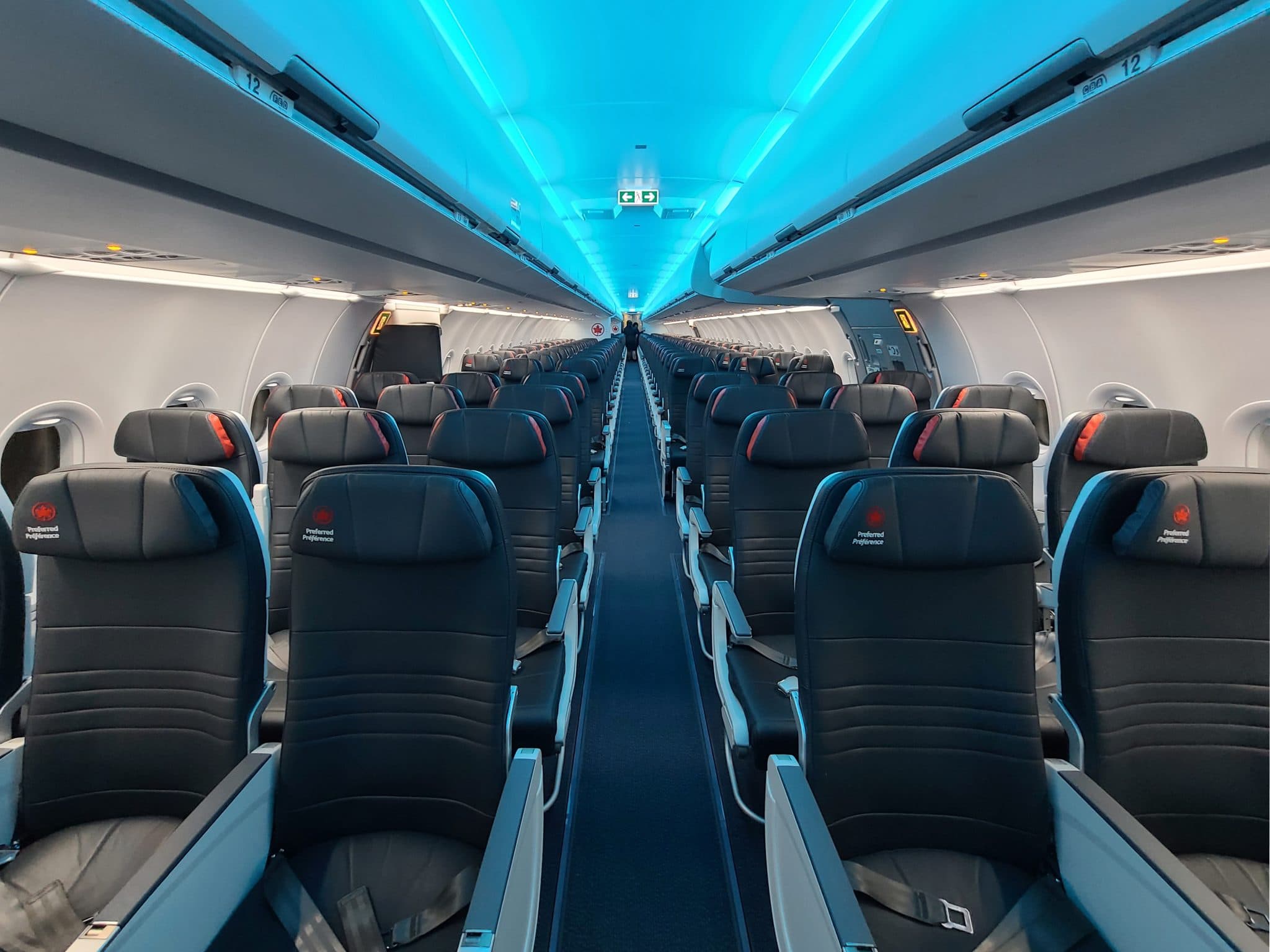 Air Canada Boeing 737 MAX 8 Preferred Seats cabin photo