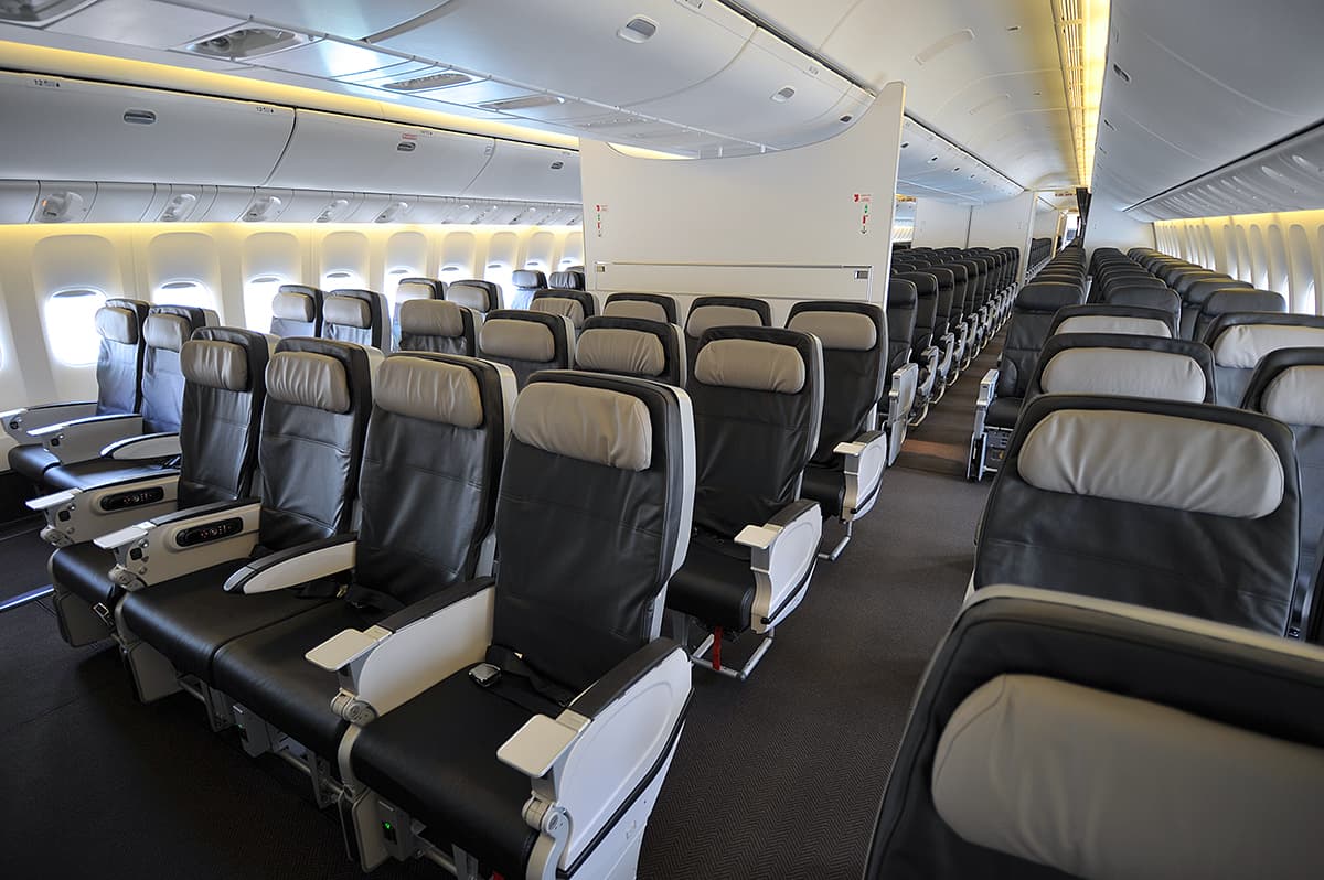 Air Canada Boeing 777-200LR Air Canada Premium Economy cabin photo